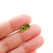 画像4: K18YG ペリドット 計2.0ct スタッドピアス 一粒ピアス 大粒 PERIDOT 18金  (4)